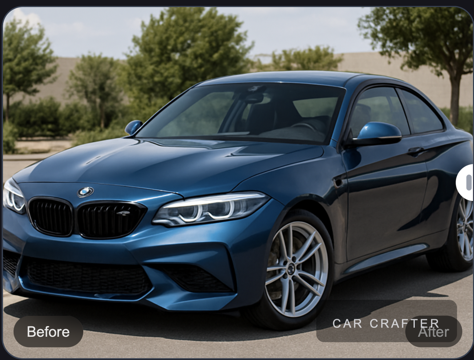 BMW M2 – stance & carbon before